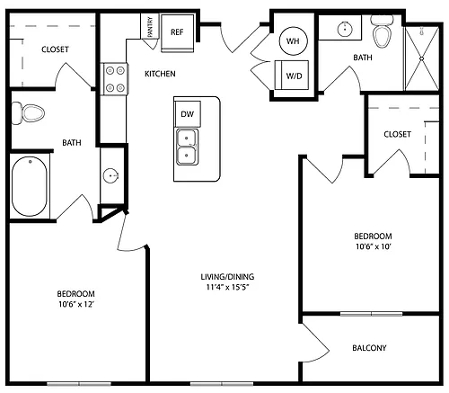 Floor plan McDowell