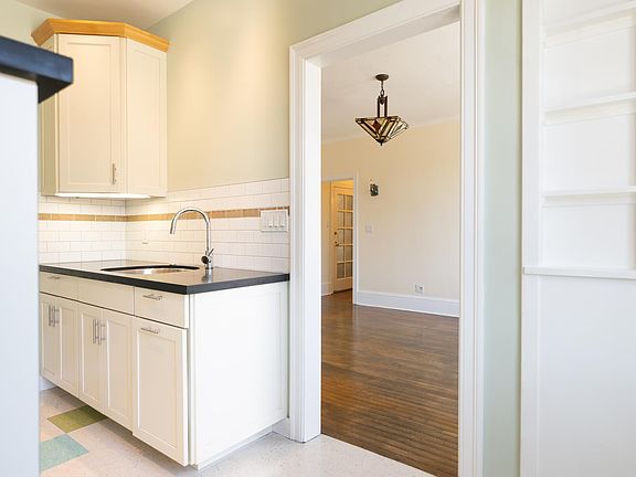 Eat in kitchen looking towards living room.