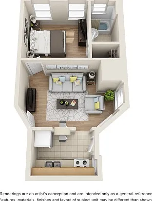 1 Bedroom | 1 Bathroom 1 Bedroom | 1 Bathroom