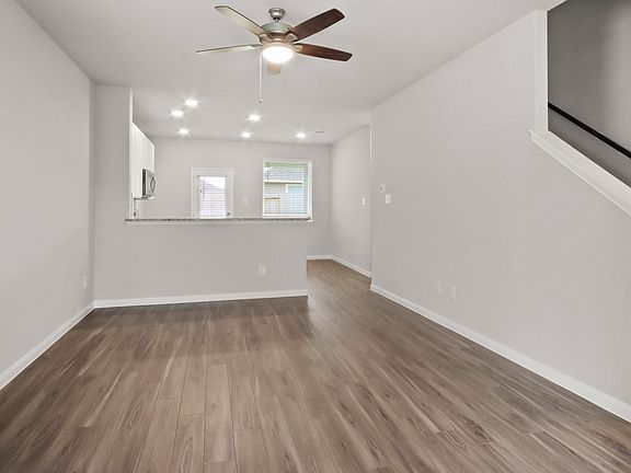 Family Room to Kitchen and Dining Area