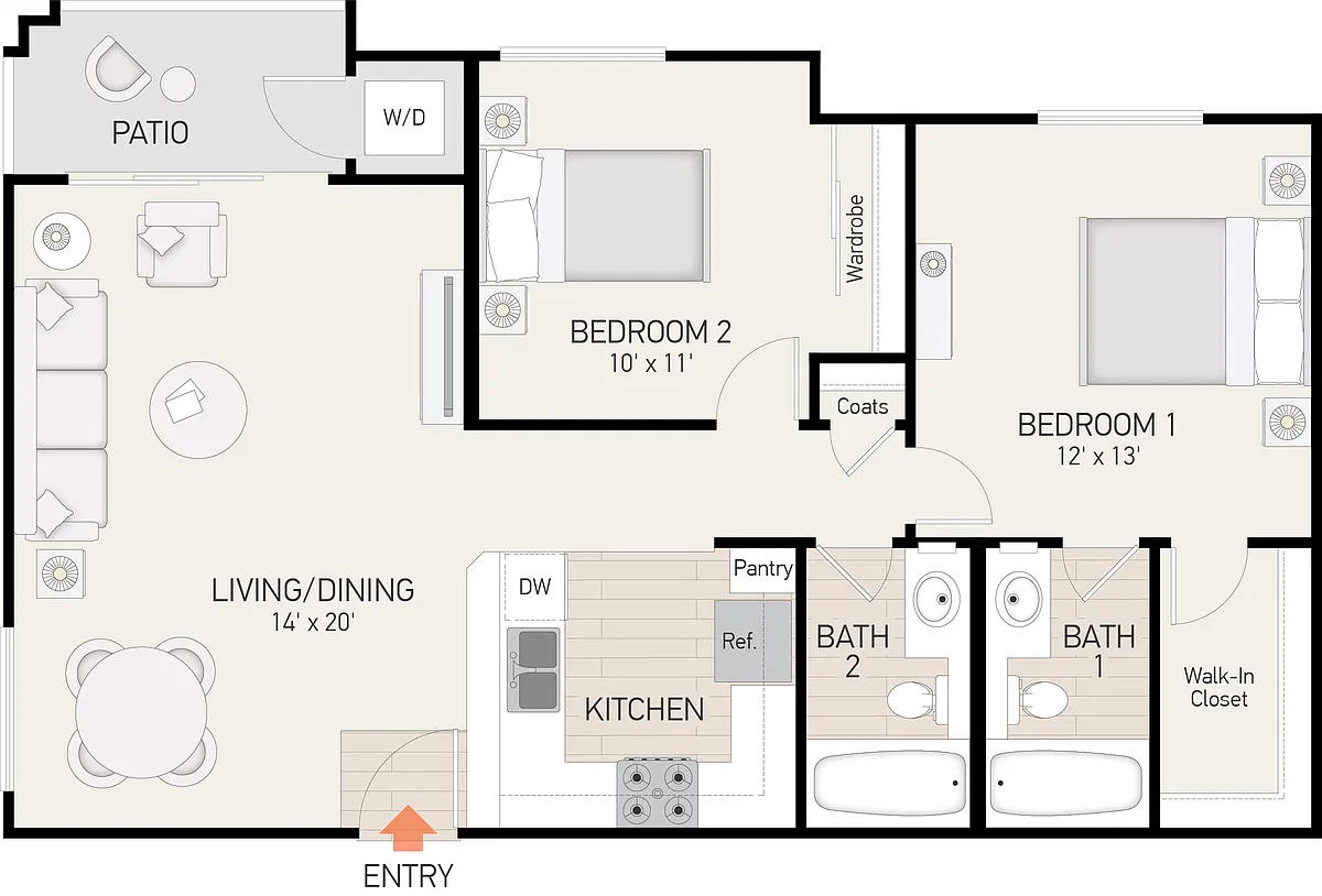 Floor plan Plan G