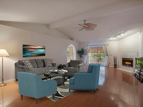 Virtually staged Great Room