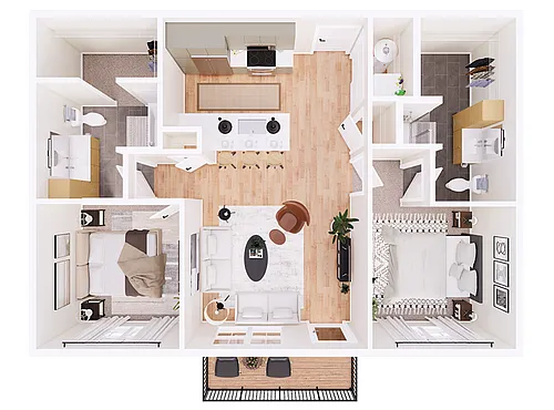 Floor plan Michael-2B