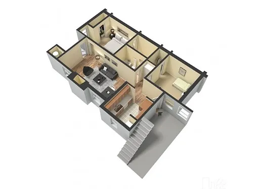 Floor plan E (Remodel)