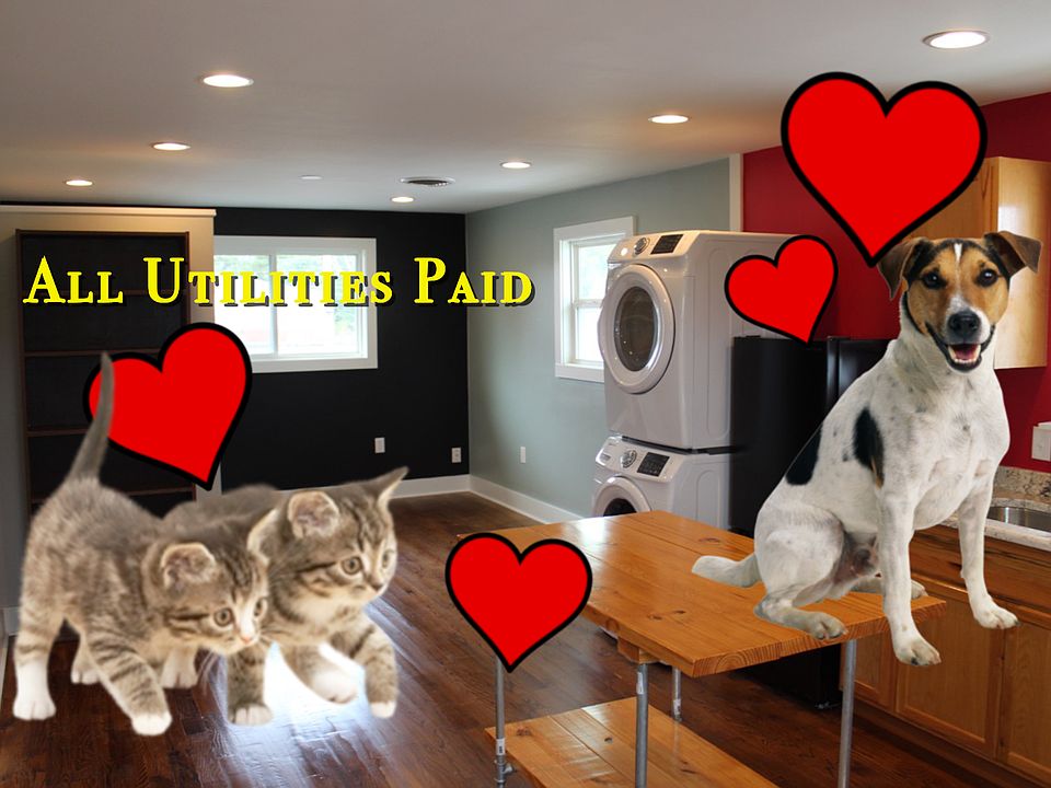 Cats and Dogs welcome! All utilities paid!