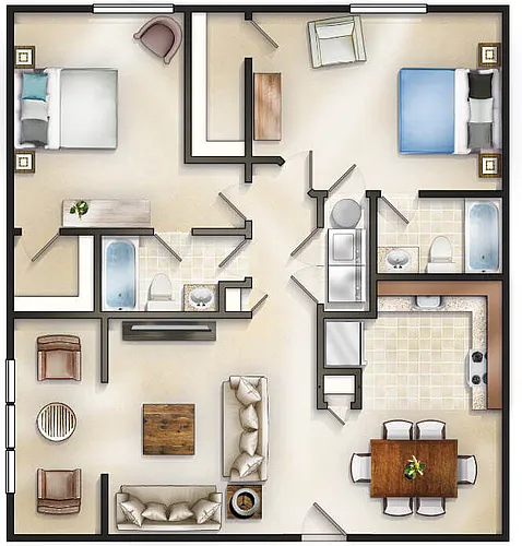 Floor plan The Mackintosh