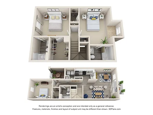Floor plan Biltmore w/ Wood-Style Floors