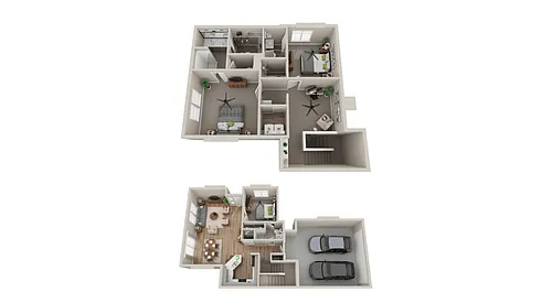 Floor plan 3 Bedroom 3 Bathroom
