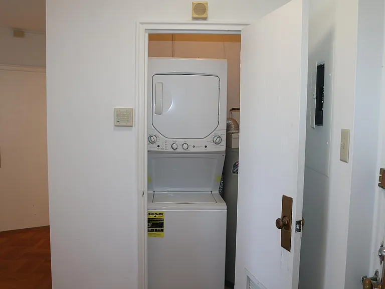 New washer and dryer in the unit