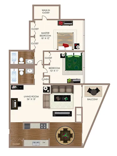 Floor plan B5 Sawyer