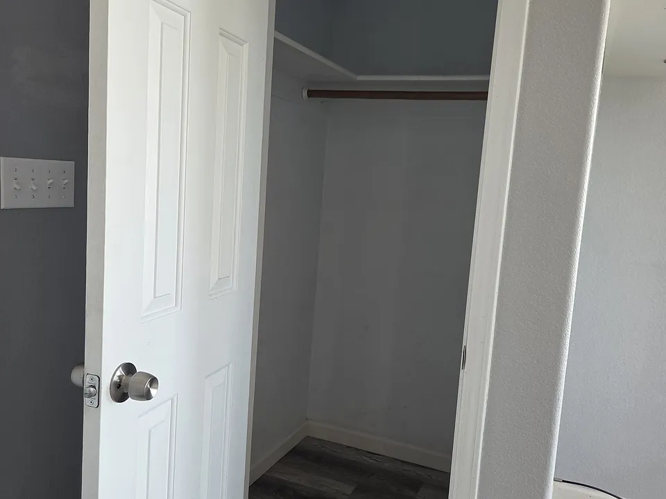 Large coat closet right inside the front door off the living room.