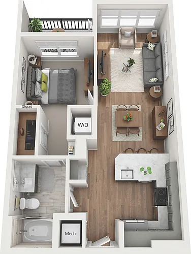 Floor plan A2B