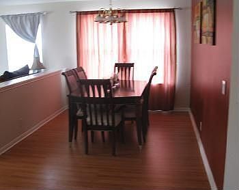 spacious dining room