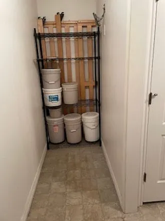 Laundry storage area