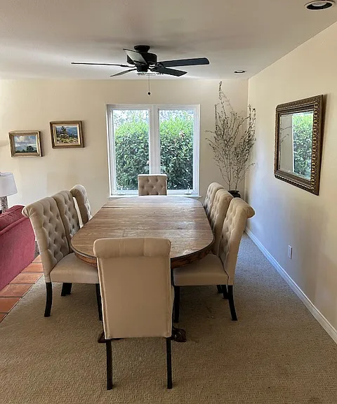 Dining room area