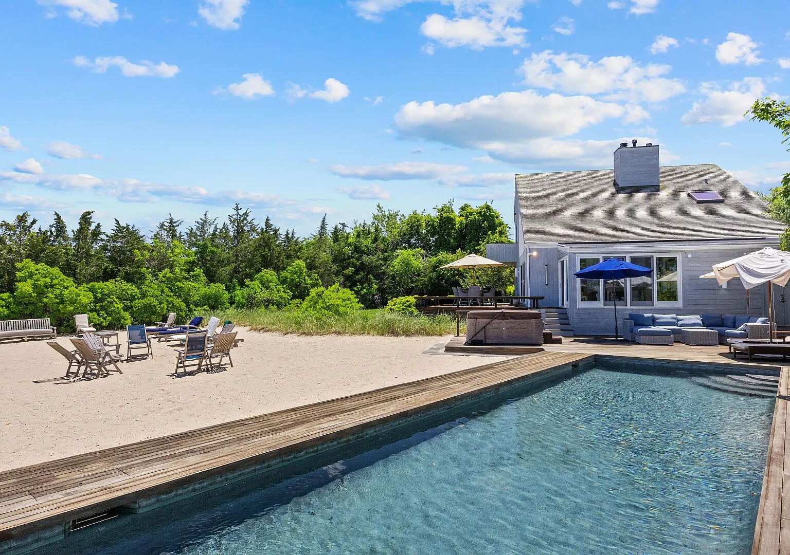 Beachfront Water Mill Home with Private Pool, Hot Tub, Sauna — Photo 4