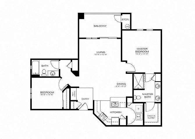 Floor plan B3