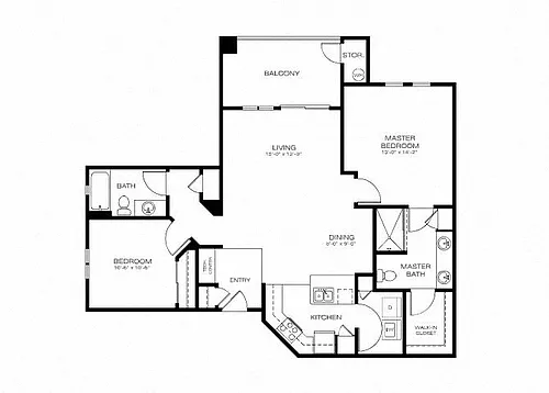 Floor plan B3