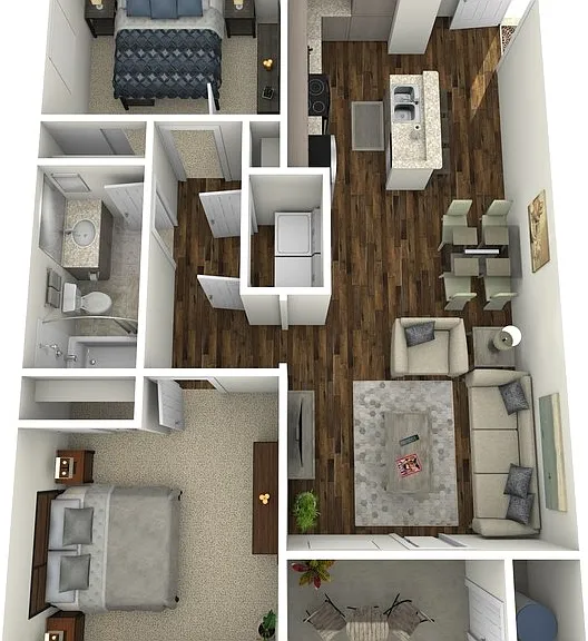Two bedroom, one bath, 881 square foot apartment home Two bedroom, one bath, 881 square foot apartment home