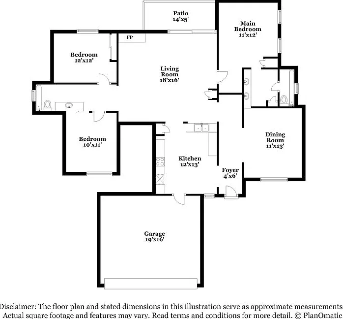 3 bed, 2.0 bath, 1425 sqft, $2,085 — Photo 2