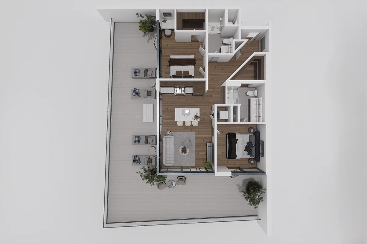 Floor plan B1