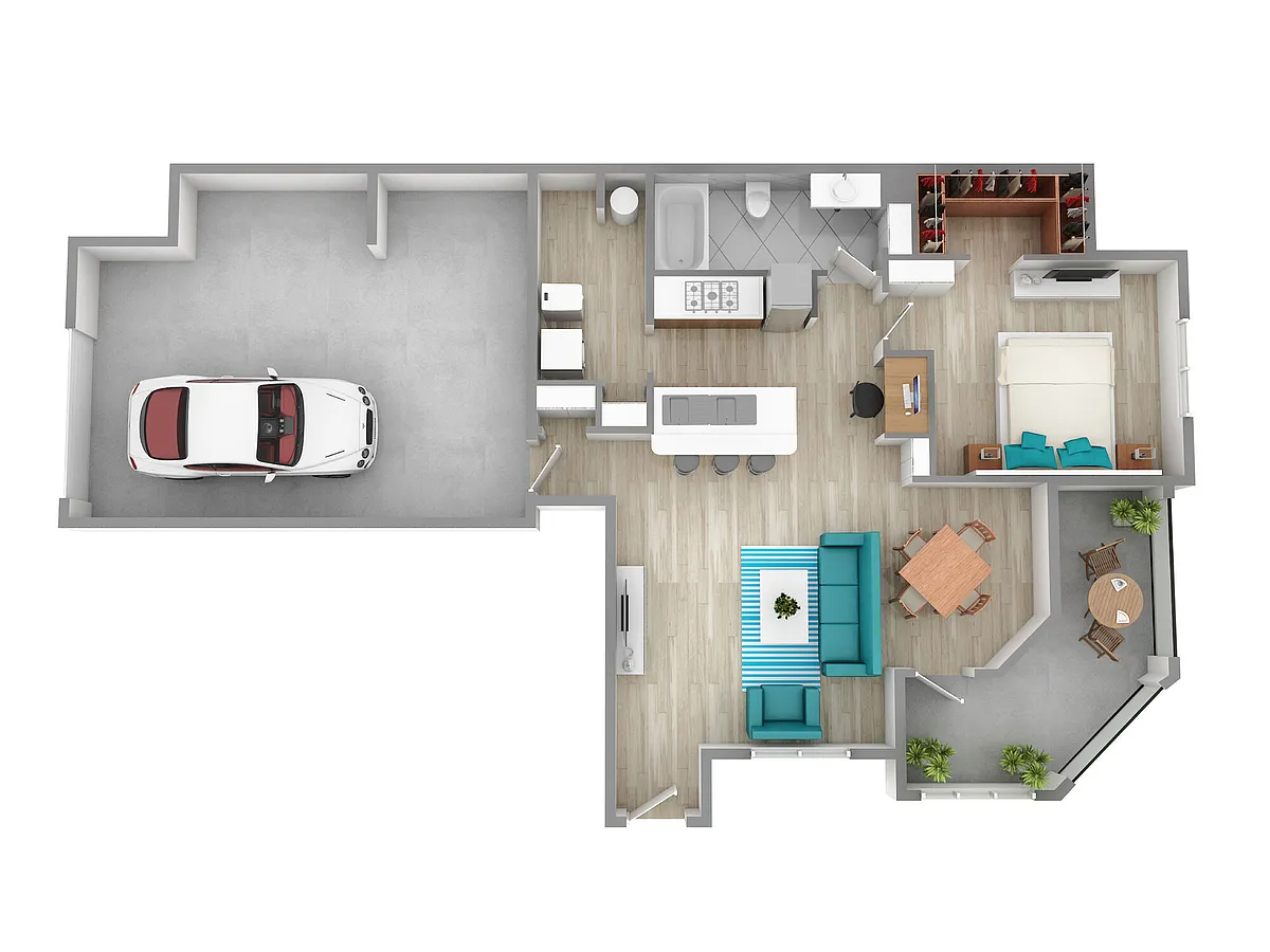 Floor plan A1E