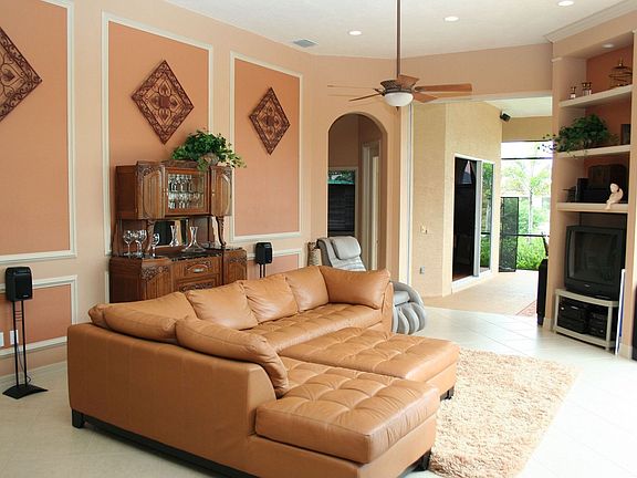 Great Room with built-in entertainment shelving