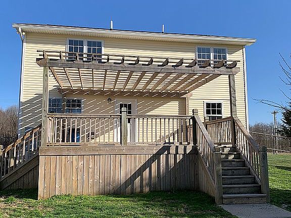 View of back of house