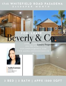 1745 Whitefield Rd, Pasadena, CA, 91104