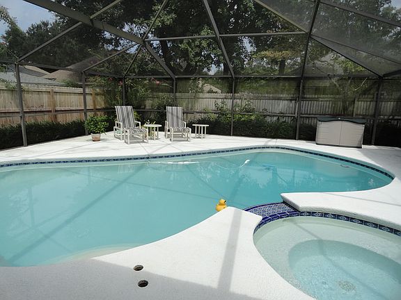 Enclosed heated pool