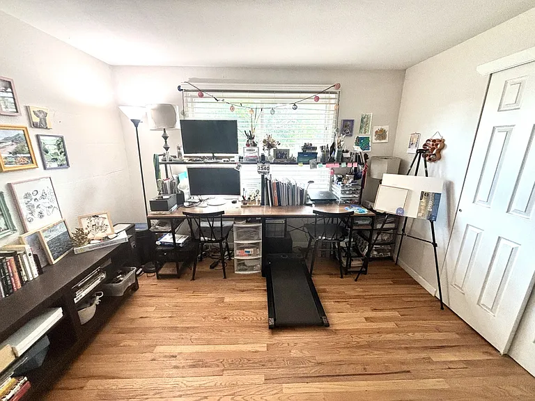 third bedroom used as an office