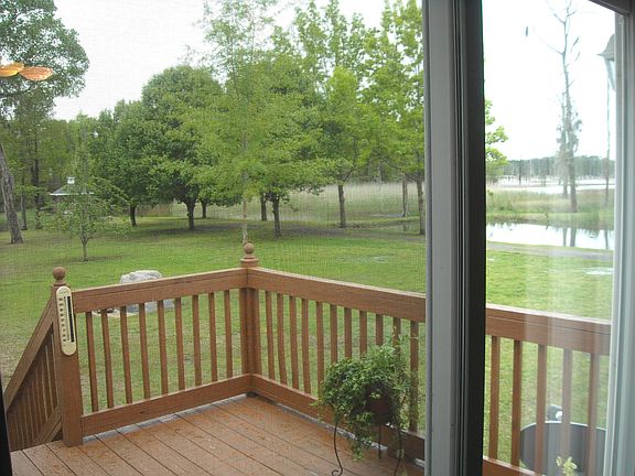 View from rear deck
