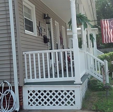 Side Porch View ( all vinyl)
