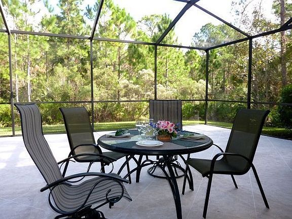 Oversized screened lanai with plenty of room for the pool of your dreams.