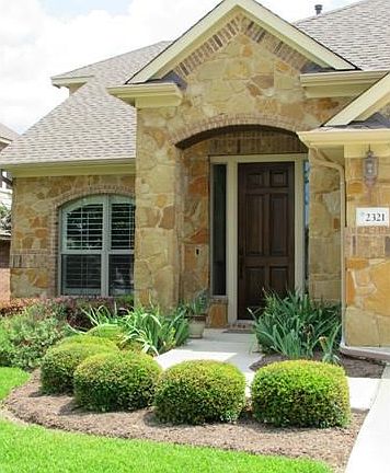 Pretty and professionally done landscaping