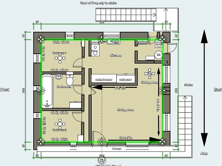 Approximate floor plan..