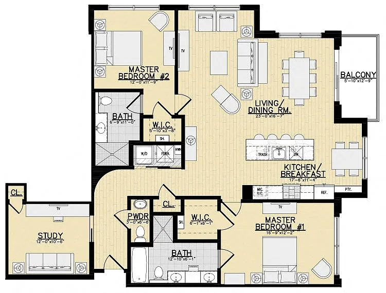 Floor plan C3