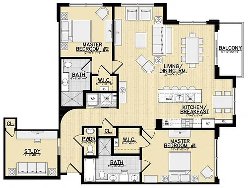 Floor plan C3