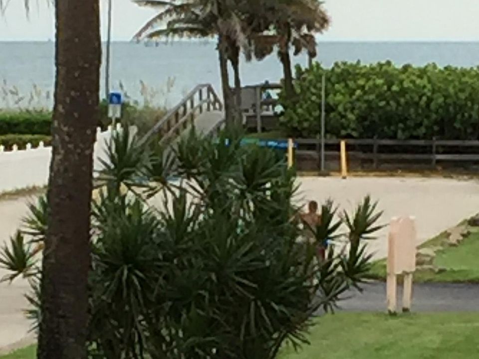 view from balcony