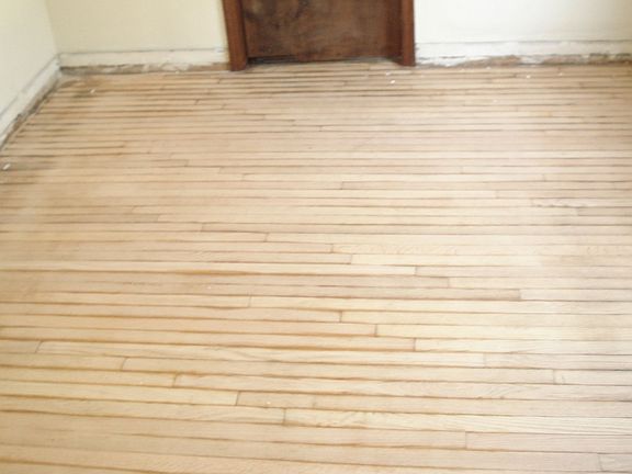 Dinning Room Floor Before