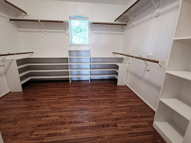 Spacious Master Closet