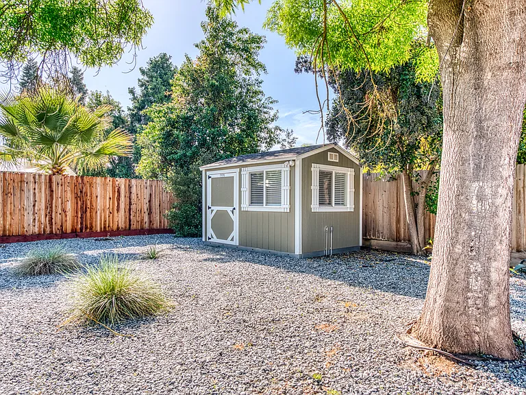 This flex room is 10X8, big enough to make it your office, home gym, or game room.
