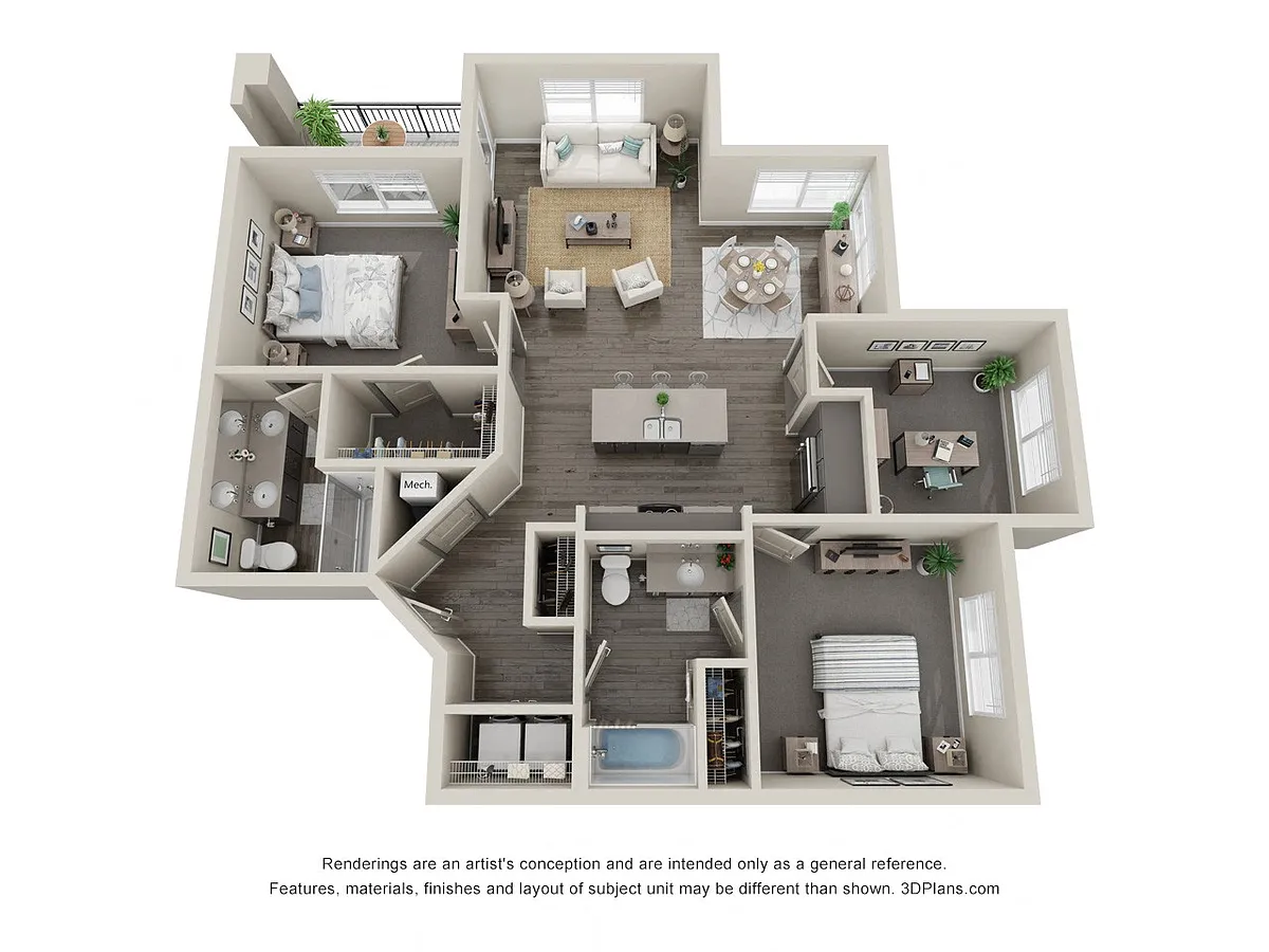 Floor plan D1