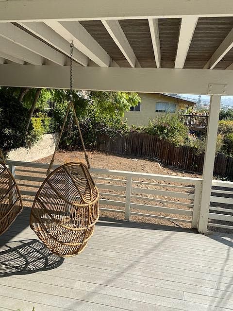 large deck and yard - picture from the front door