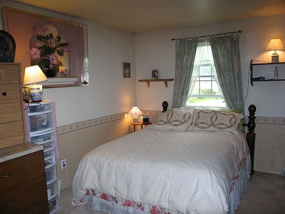 Master bedroom with full bath and walk-in closet