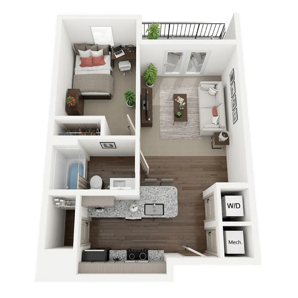 Floor plan 1A