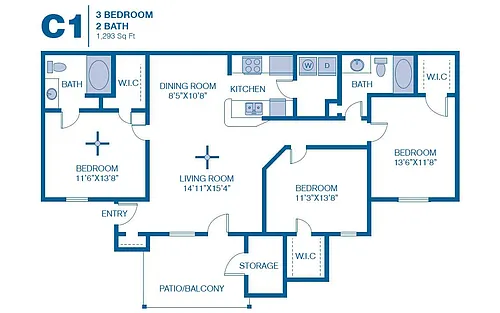 Floor plan C1