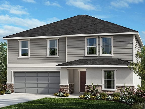 Exterior E with optional stone