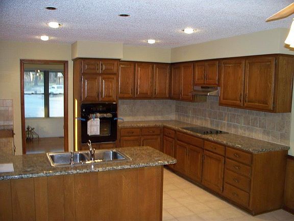 Kitchen with granite counters