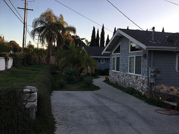 front yard and extra parking